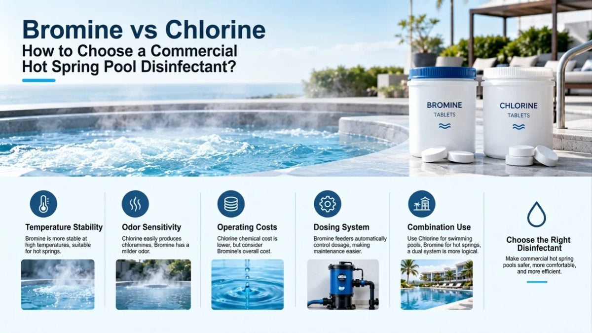 Bromine vs. Chlorine for Commercial Spas: Which Disinfectant Is Right?