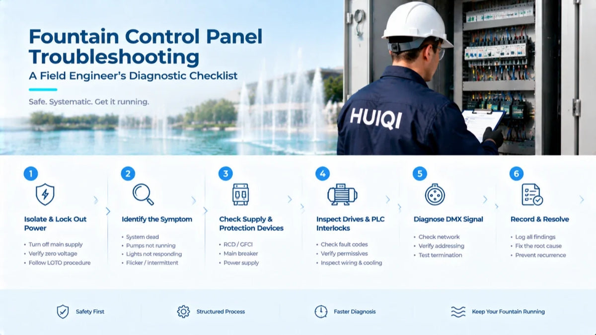 Fountain Control Panel Troubleshooting: A Field Engineer's Diagnostic Checklist