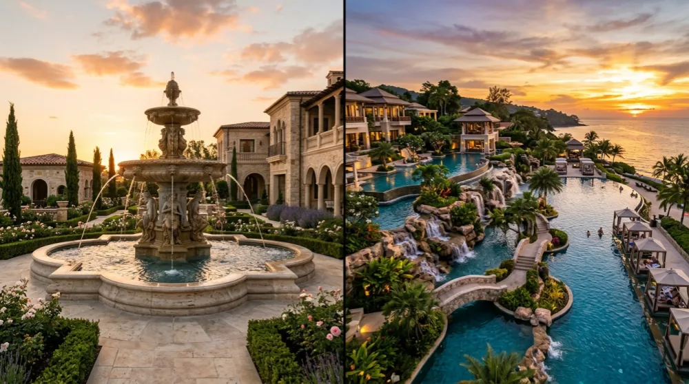 What Is the Difference Between a Water Feature and a Water Landscape?