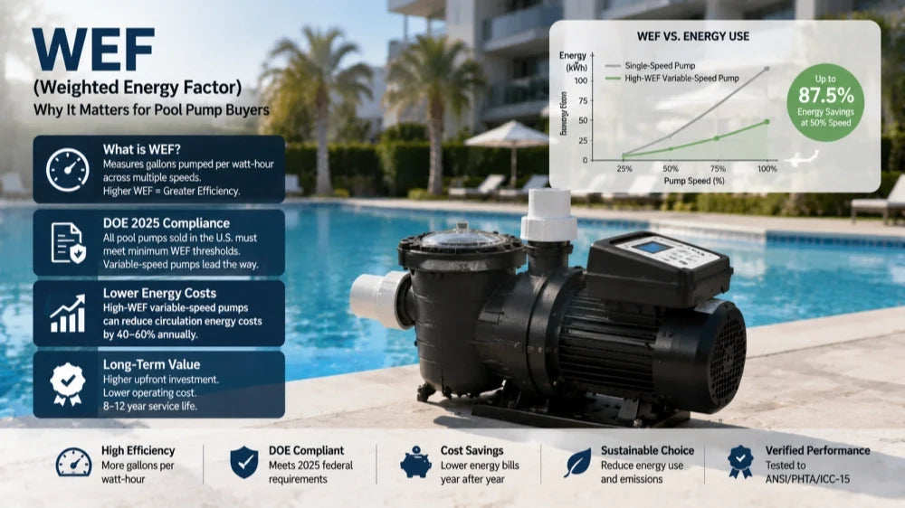 What Is WEF (Weighted Energy Factor) and Why It Matters for Pool Pump Buyers