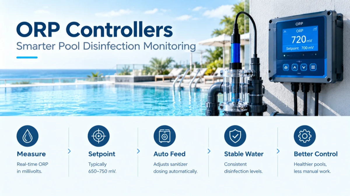 ORP Controllers Explained: Automating Pool Disinfection Monitoring
