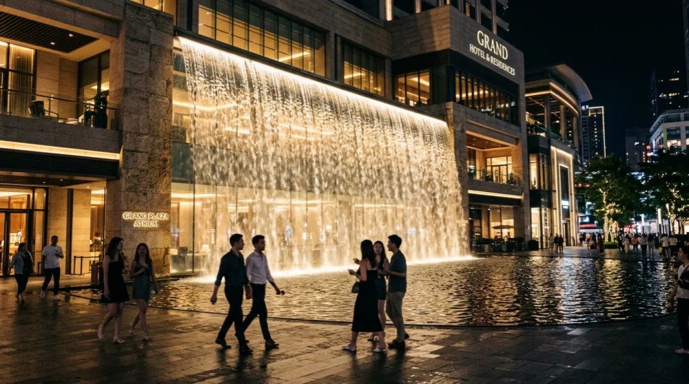 How Waterfall Fountain Systems Work