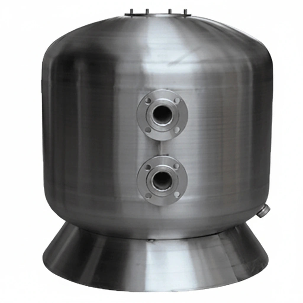 Operator bumping DE pool filter handle to redistribute filter media during operation