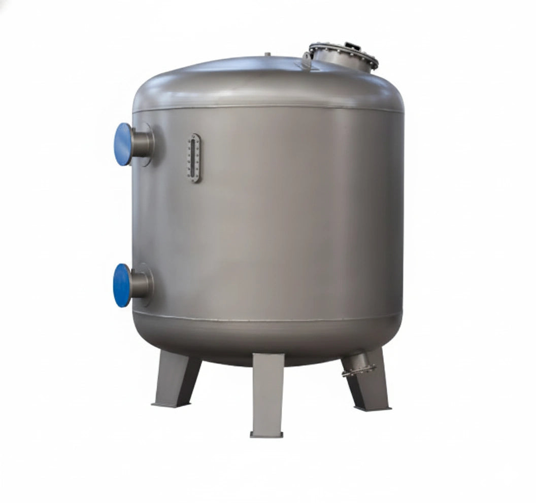 Pool filter backwash waste outlet pipe connected to drainage point for waste water