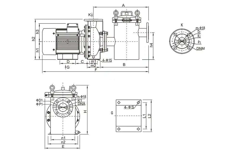 Anti-vibration pad installed under pool pump to reduce noise during operation