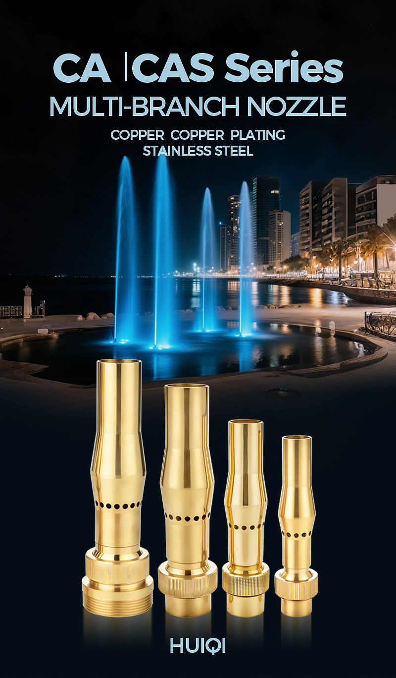CA & CAS Series Multi-Branch Foam Fountain Nozzles