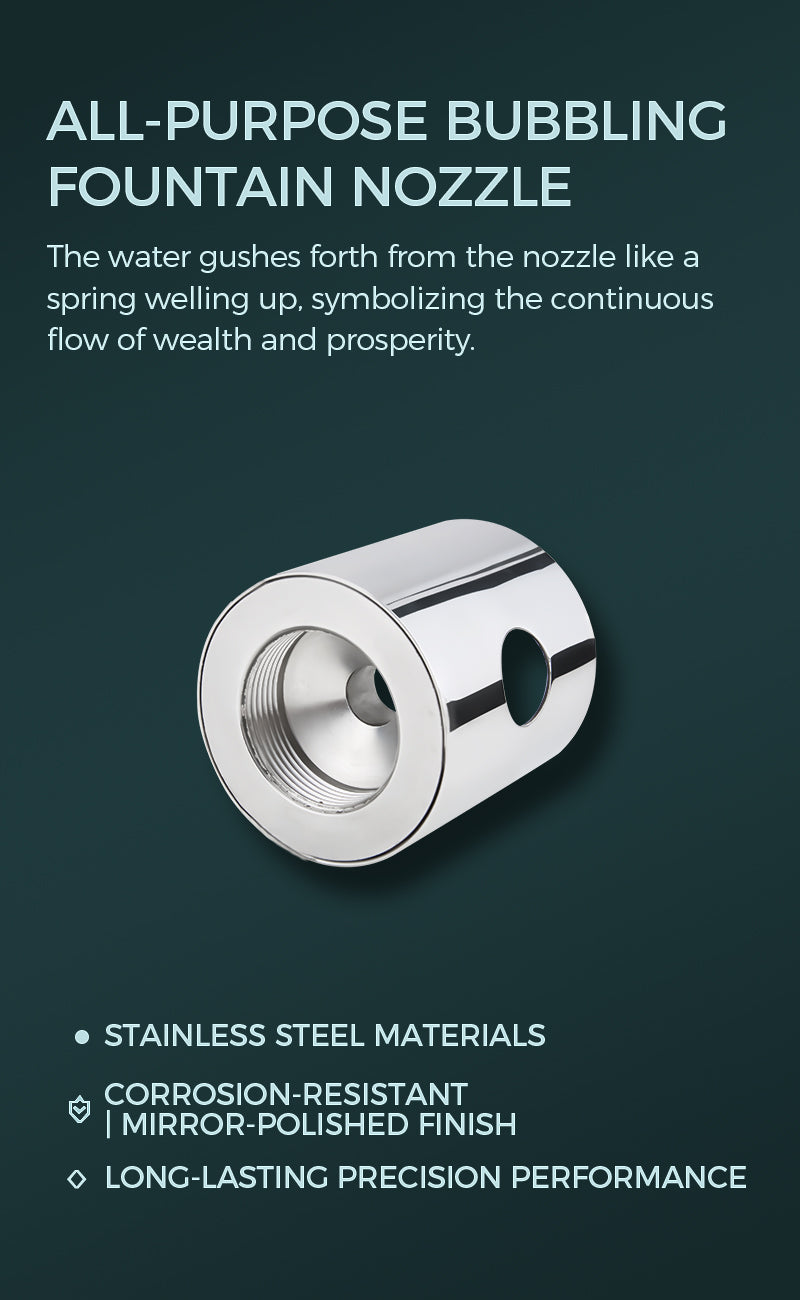 CKS Bubbling Nozzles | Stainless Steel Spring Effect Fountain