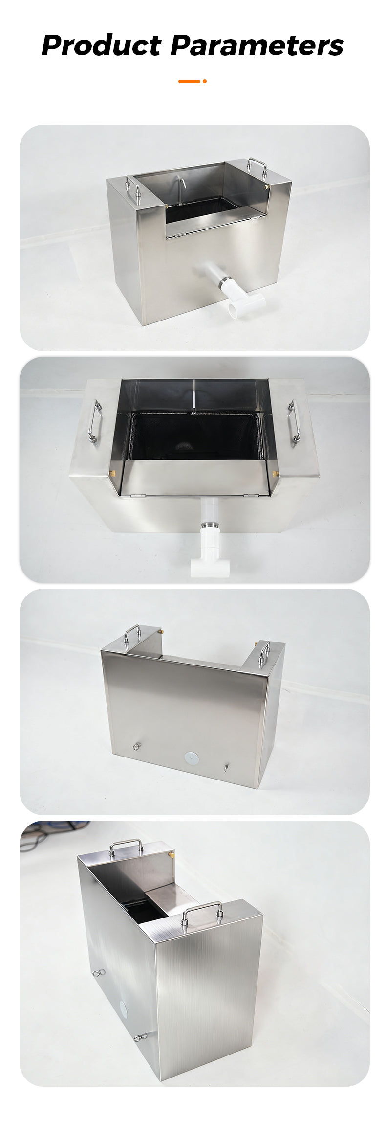 Stainless Steel Pond Garbage Collector | Large Surface Skimmer