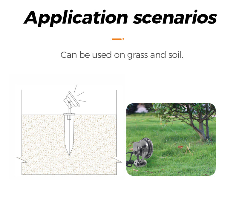 Application scenarios Can be used on grass and soil.