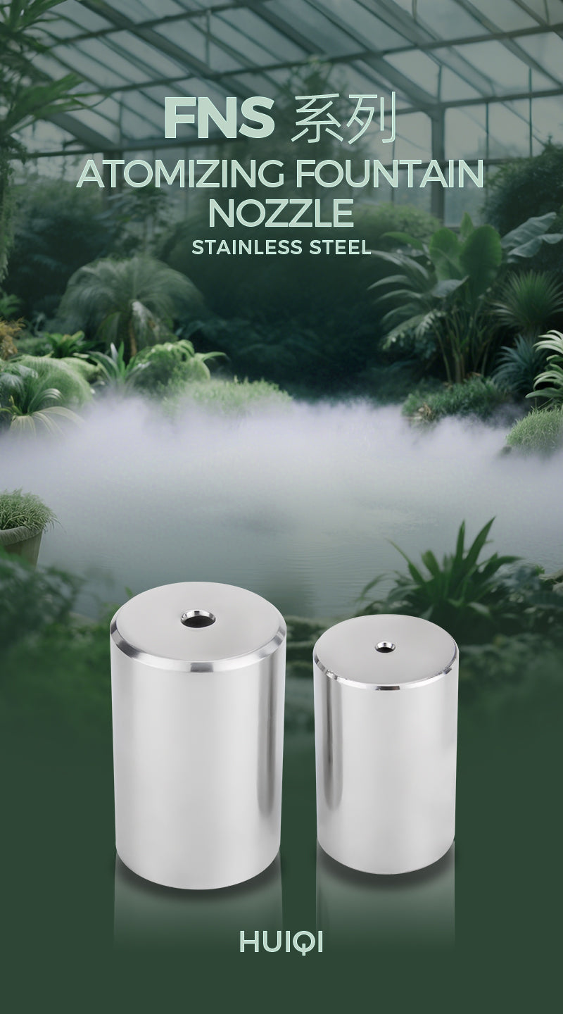 stainless steel atomizing fountain nozzles