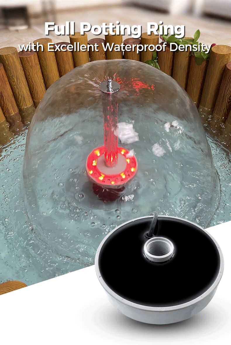 Full potting ring with excellent waterproof density on a water surface