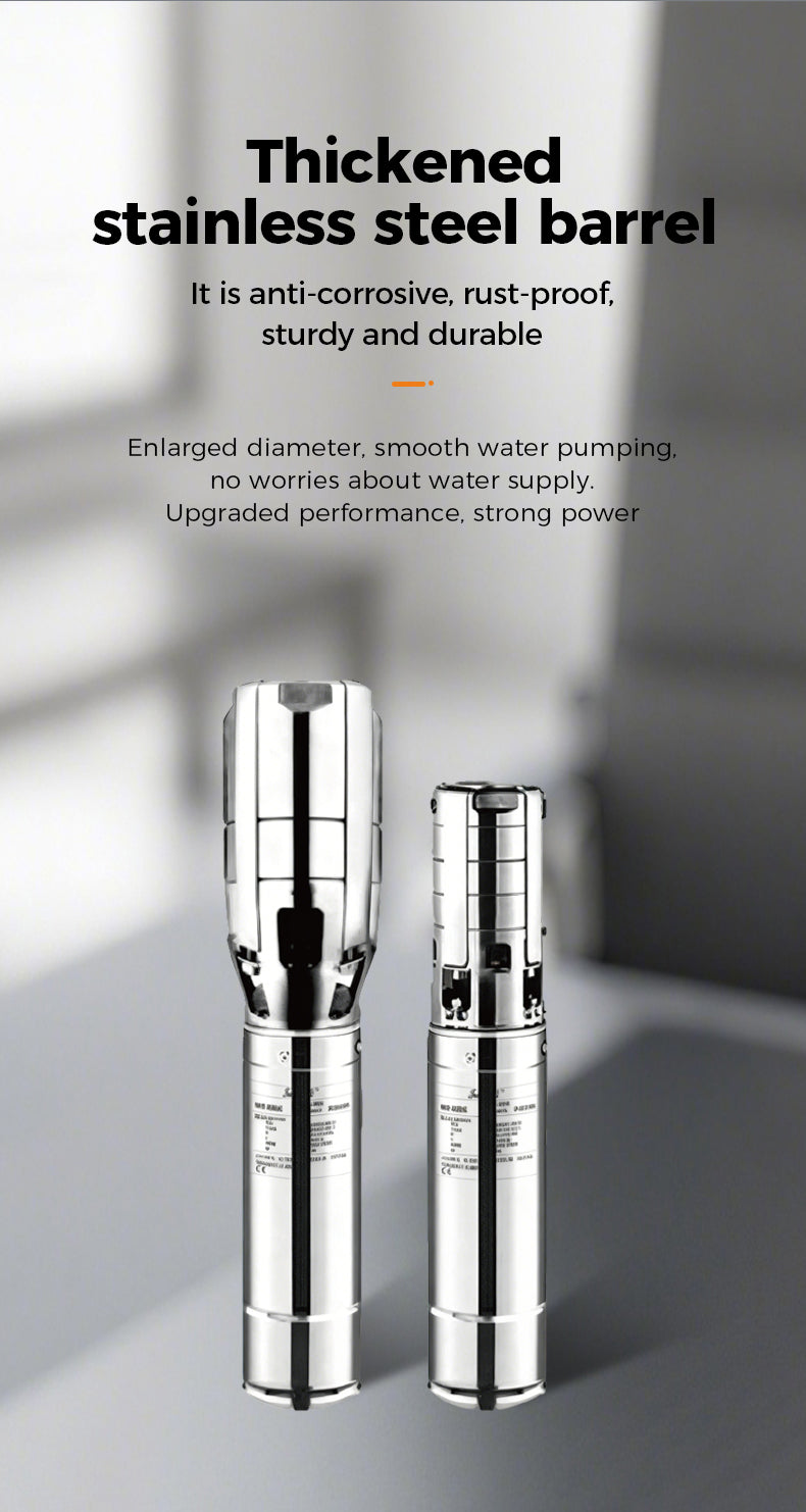 Thickened stainless steel barrel It is anti-corrosive. rust-proof. sturdy and durable
