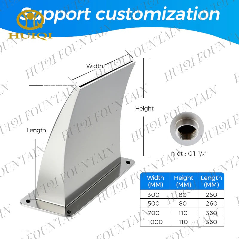 Technical dimensions and specifications of HQ-wf01