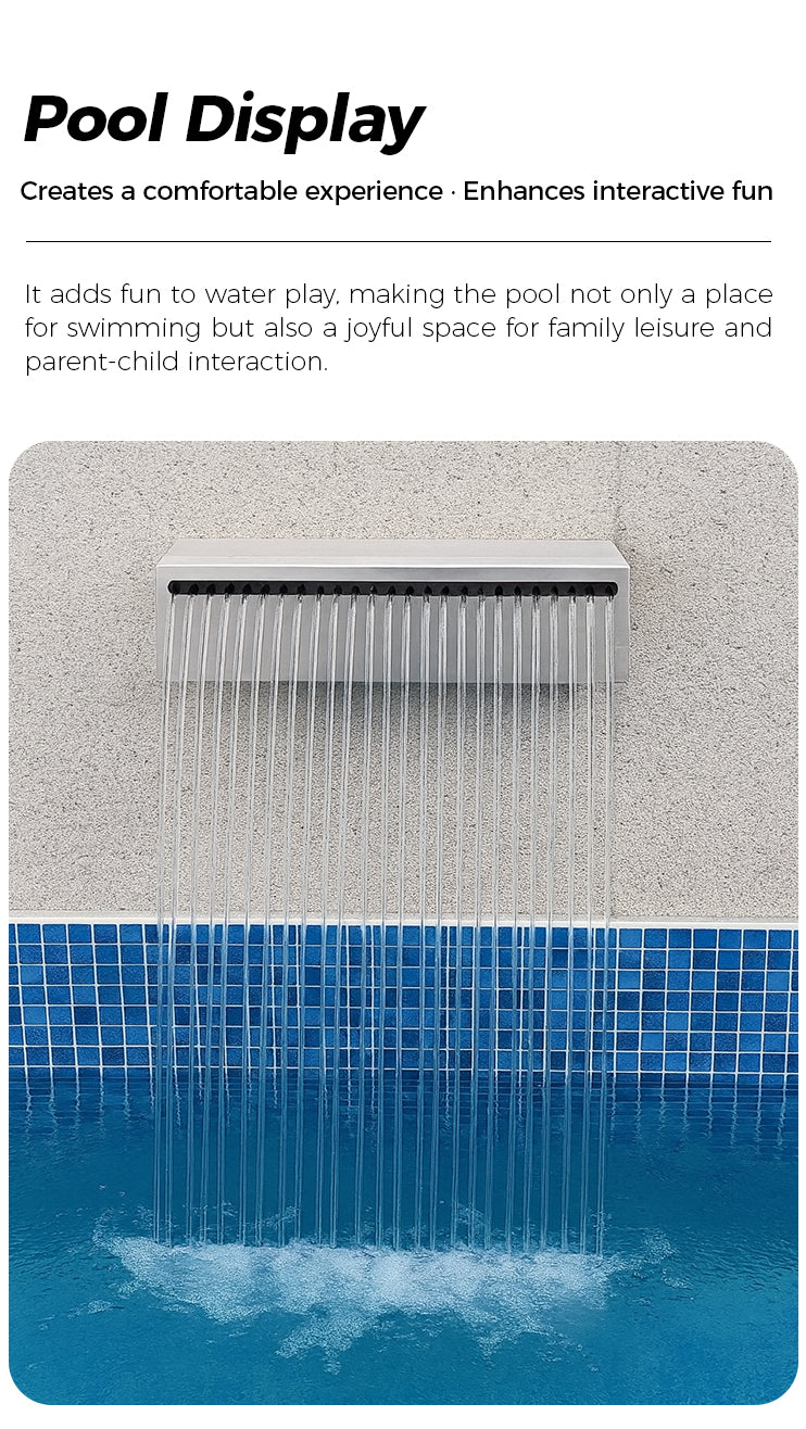 Creates a comfortable experience Enhances interactive fun It adds fun to water play. making the pool not only a place for swimming but also a joyful space for family leisure and parent-child interaction.