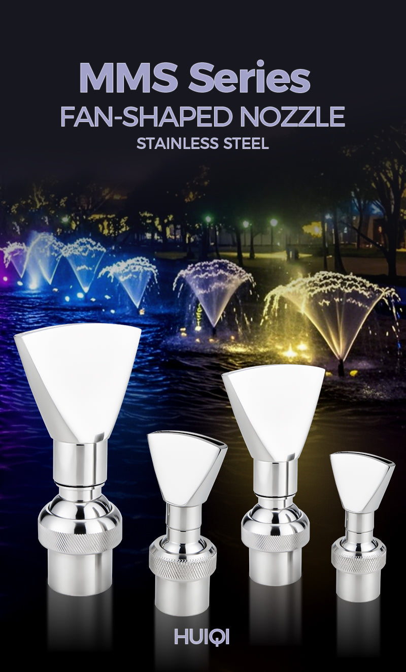 MMS Series Fan-Shaped Nozzles | Adjustable 360° Stainless Steel