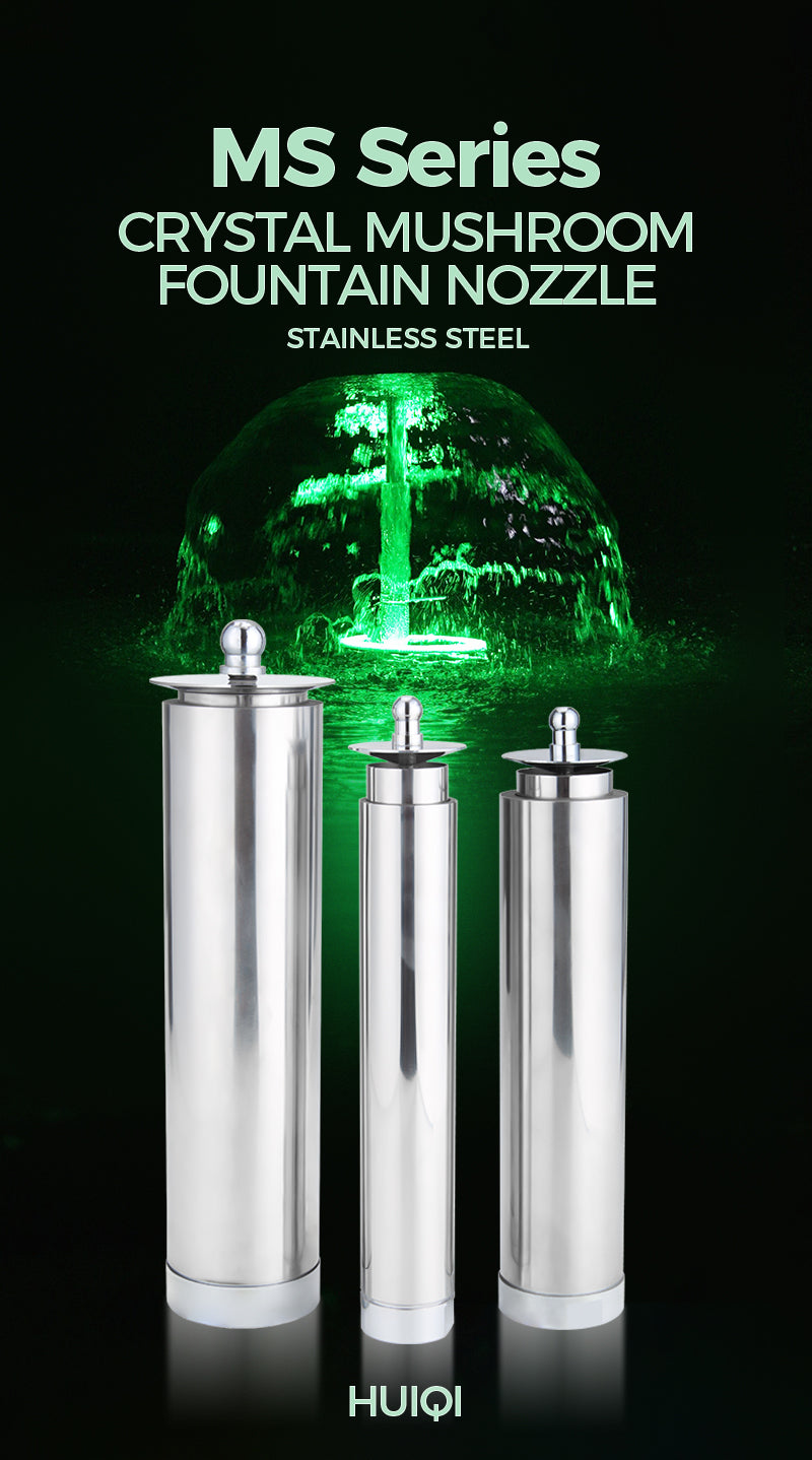 Ms Series Crystal mushroom fountain nozzles
