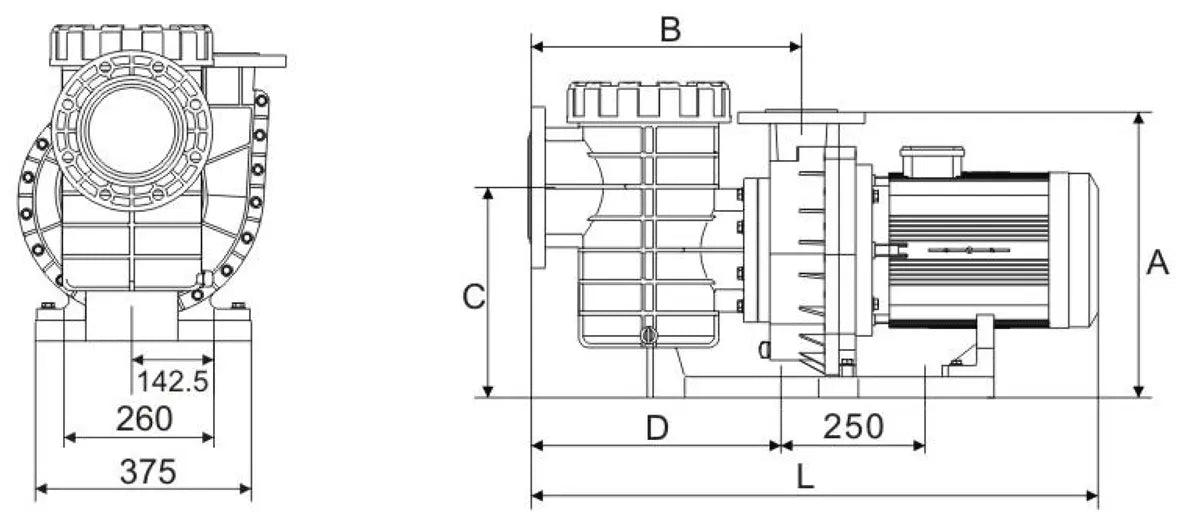 New pool pump sitting beside service invoice showing pool pump replacement cost estimate