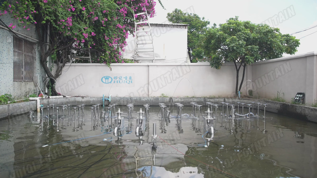 F02S Stainless Steel Jumping Water Fountain