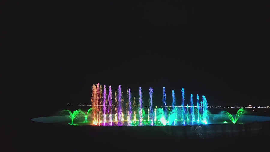 Mongolian 22 meter diameter Huiqi Musical Fountain