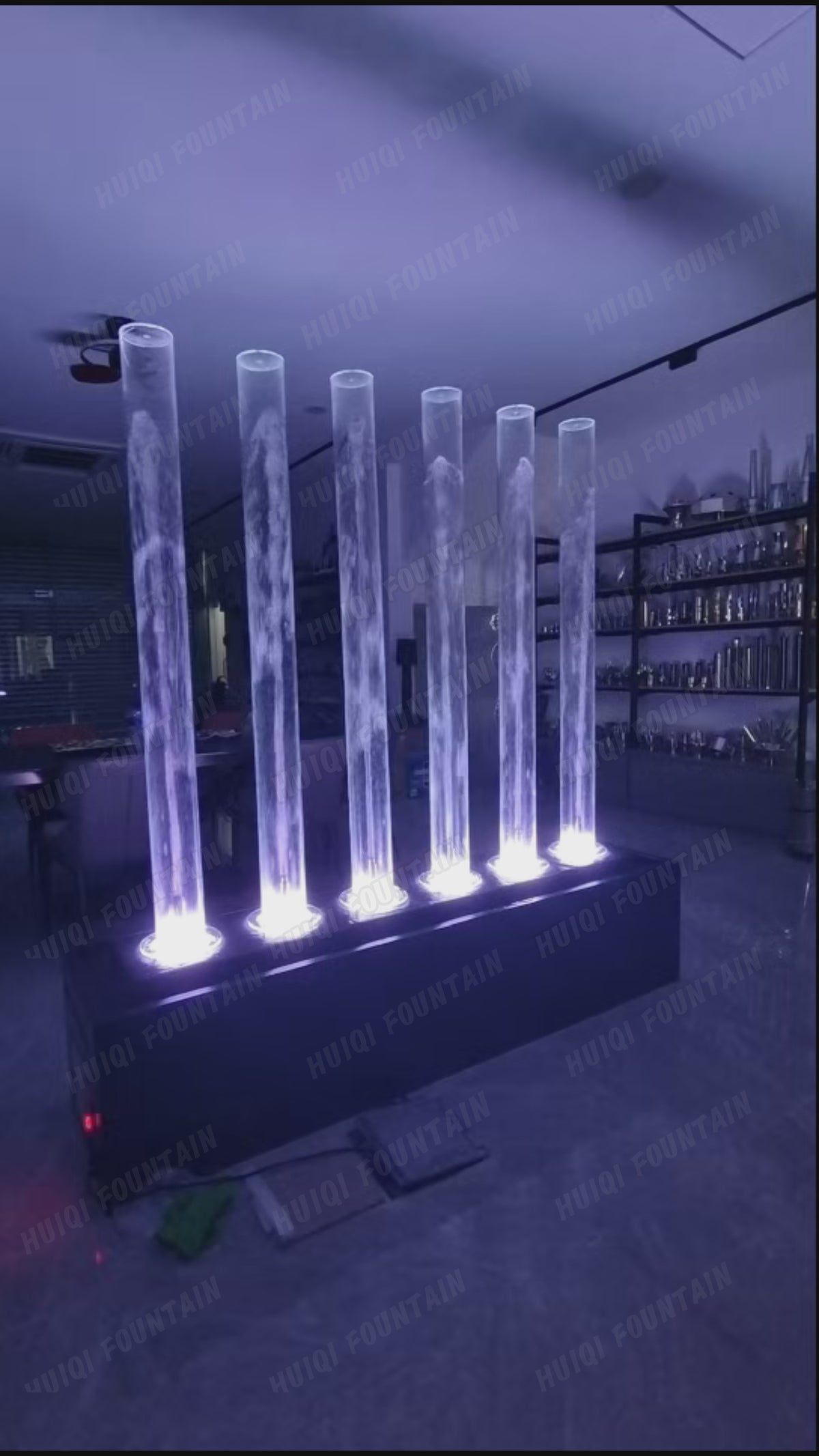 RF Series Stainless Steel Fountain Column - Modern Water Feature