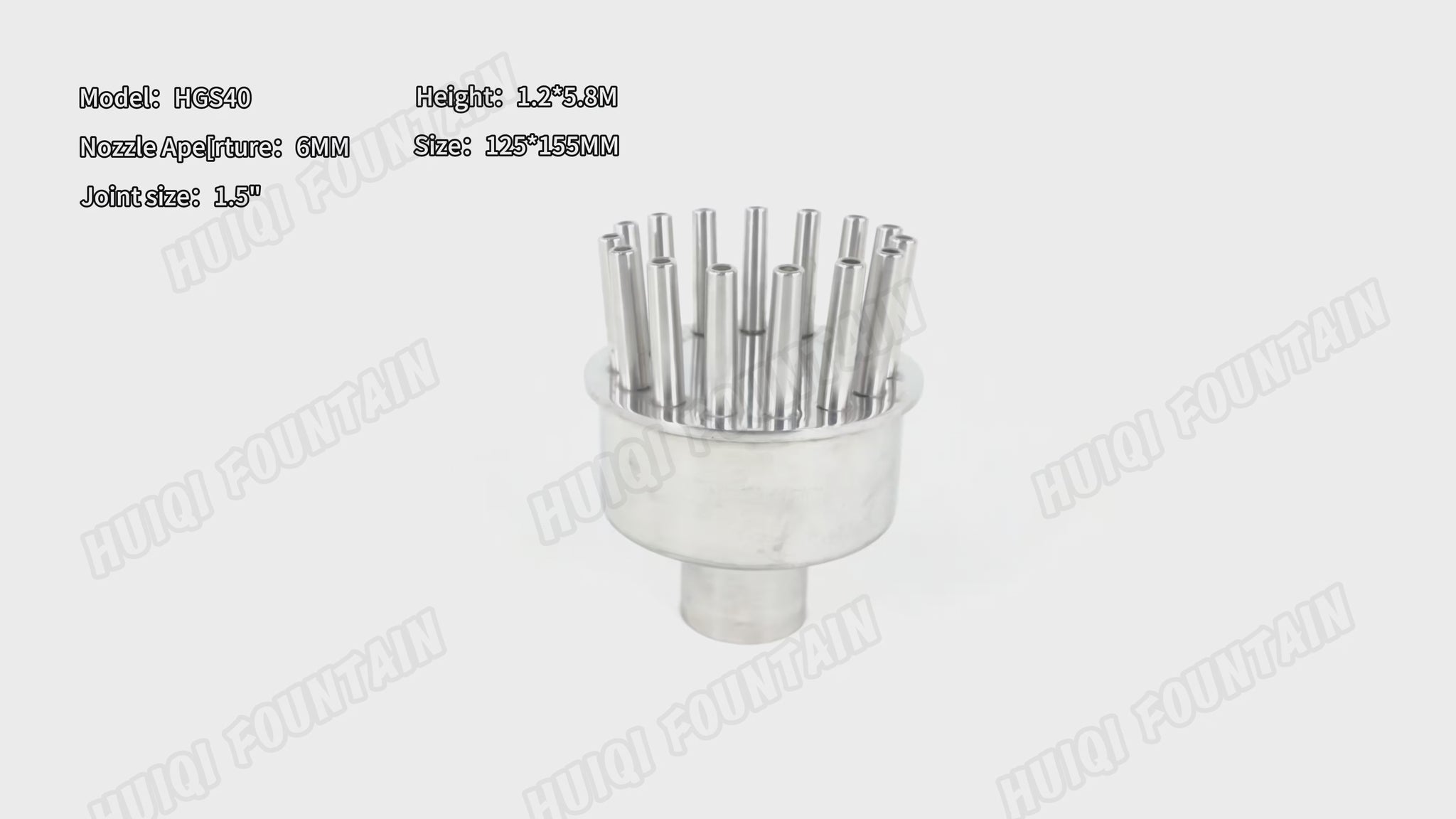 HGS Series Crown Fountain Nozzles