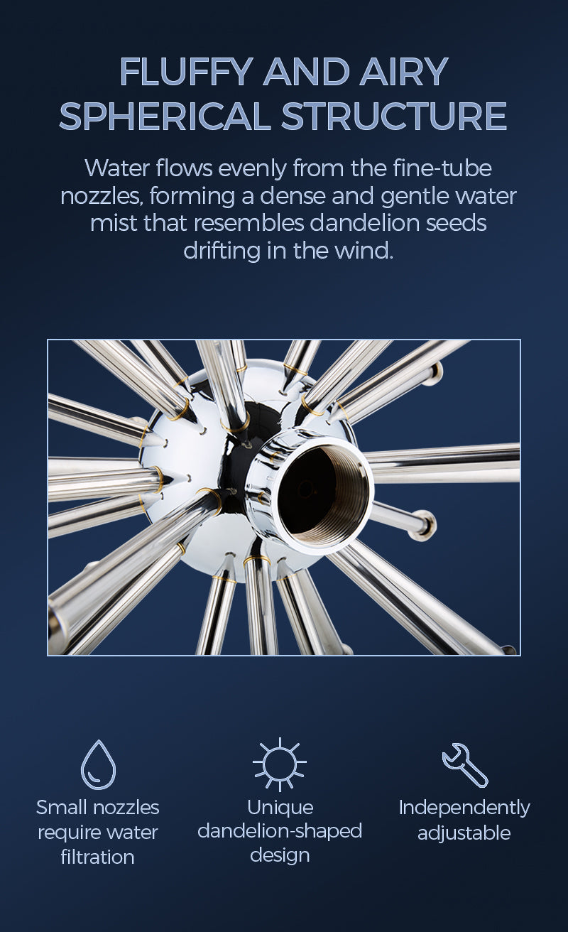 QA Series Dandelion Fountain Nozzles – Mist Ball Effect