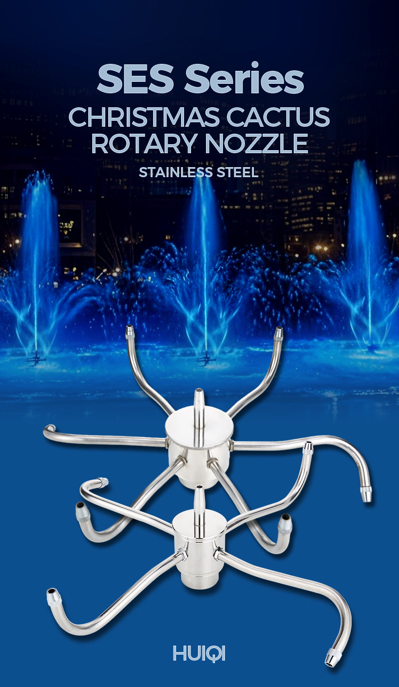 SES Series Christmas Cactus Rotary Fountain Nozzles