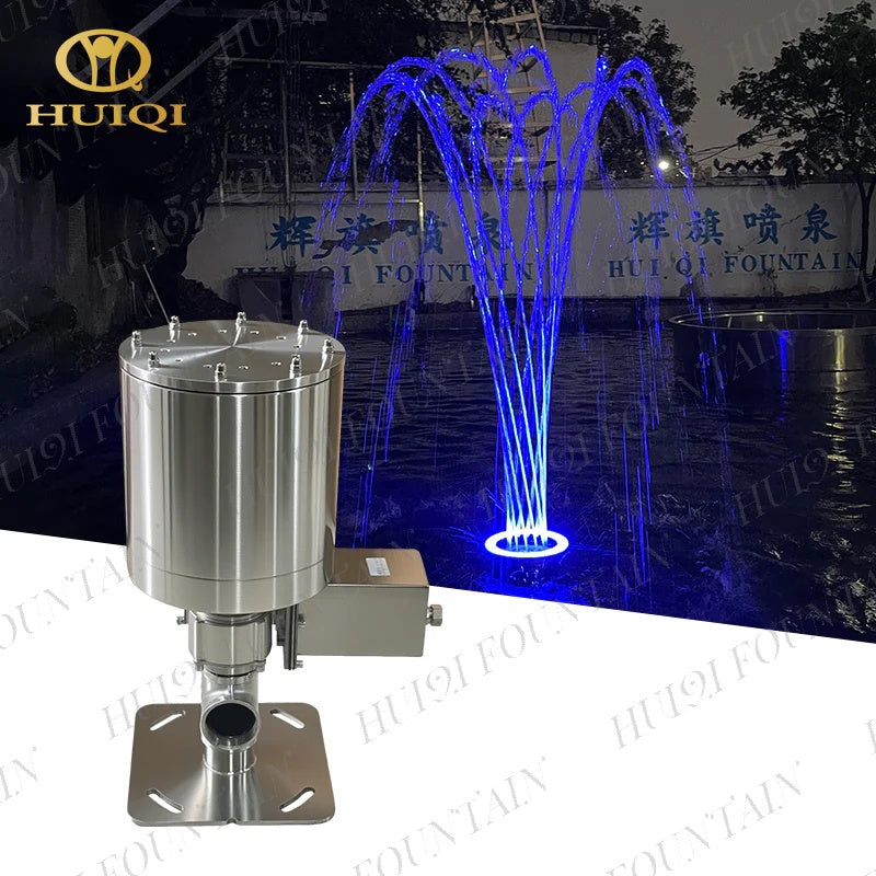 Rotating sprinkler fountain nozzle 