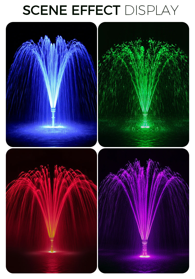 SHS Series Flower Column Nozzle | Stainless Steel, Multi-Hole Scattering, Elegant Water Flow