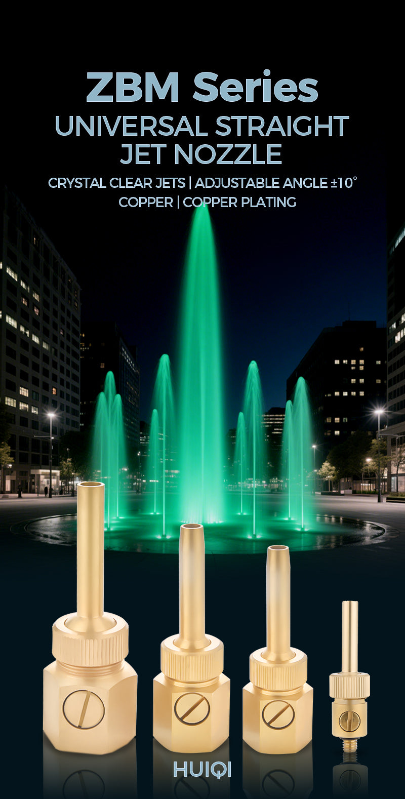ZBM Series universal straight jet nozzles 