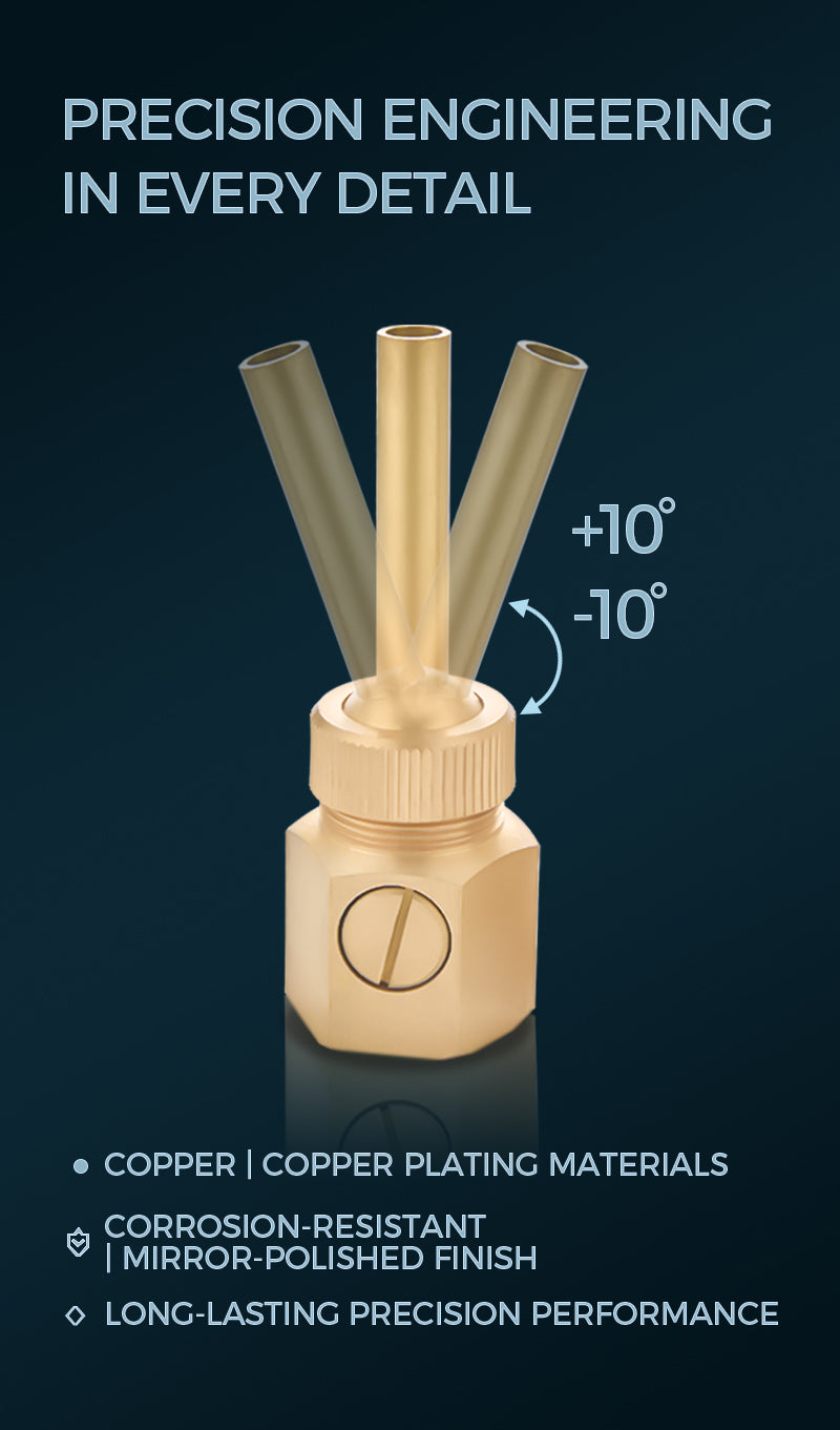 ZBM Series Copper Straight Jet Nozzles – Adjustable ±10°