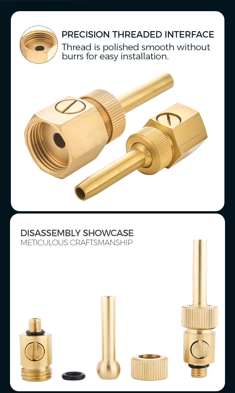 ZBM Series Copper Straight Jet Nozzles – Adjustable ±10°